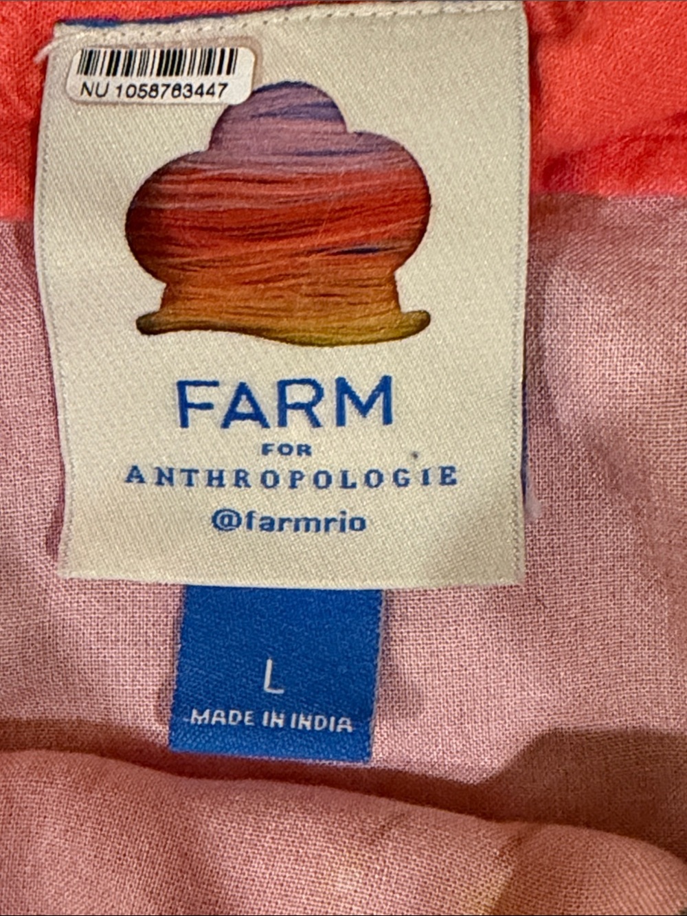 Farm Rio Slip Skirt Midi Size L - Picture 8 of 10